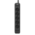 Сетевой фильтр AGNI плоский TP-FS5E-5m-black, 5 розеток Schuko, чёрный, кабель 5 метров, мощность нагрузки 4000 Вт, 16А, заземление, защита от короткого замыкания, сечение кабеля 3 х 1.5 кв.мм., размер 324x59x39 мм. AGNI TP-FS5E-5m-black Сетевой фильтр AGNI плоский TP-FS5E-5m-black, 5 розеток Schuko, чёрный, кабель 5 метров, мощность нагрузки 4000 Вт, 16А, заземление, защита от короткого замыкания, сечение кабеля 3 х 1.5 кв.мм., размер 324x59x39 мм. AGNI TP-FS5E-5m-black