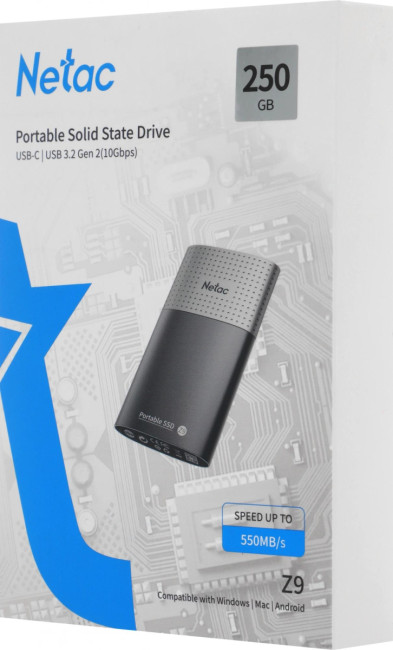 Накопитель SSD Netac NT01Z9-250G-32BK Накопитель SSD Netac NT01Z9-250G-32BK