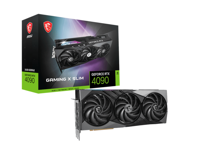 Видеокарта MSI GeForce RTX 4090 Gaming X Slim 24G Видеокарта MSI GeForce RTX 4090 Gaming X Slim 24G