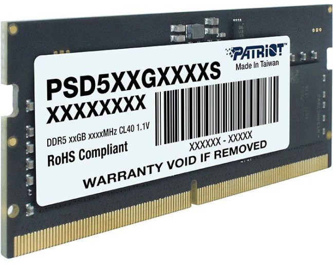 Модули памяти для ноутбука Patriot PSD58G560041S Модули памяти для ноутбука Patriot PSD58G560041S