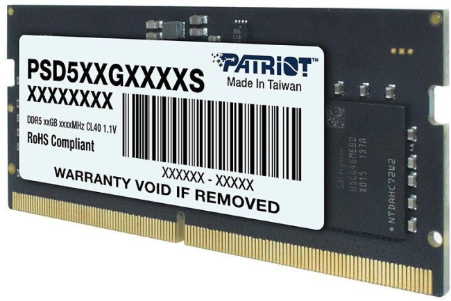 Модули памяти для ноутбука Patriot PSD58G560041S Модули памяти для ноутбука Patriot PSD58G560041S