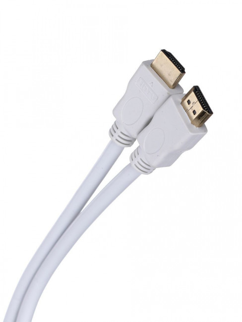 Кабель цифровой HDMI19M to HDMI19M, V1.4+3D, 1m, TV-COM <CG150SW-1M>белый TV-COM HDMI (m) - HDMI (m) 1м