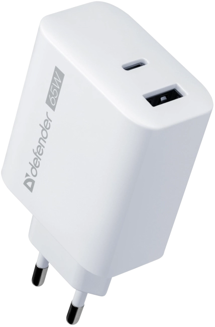 Defender Сетевое ЗУ UPA-165 USB A+C, 65W Defender 83582