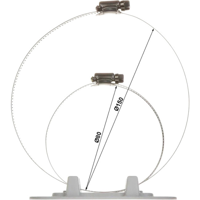 Адаптер для крепления на столб, нагрузка до 3 кг Dahua DH-PFA152-E