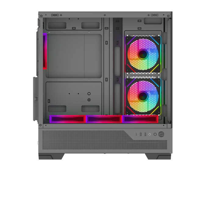 Корпус ПК без блока питания SAMA V43-BKADA6X1-GL Корпус ПК без блока питания SAMA V43-BKADA6X1-GL