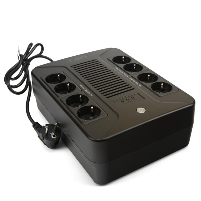 Линейно-интерактивный ИБП в плоском корпусе "Brick" CBR UPS-OFB-101E-650