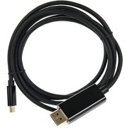 Кабель-адаптер VCOM USB 3.1 Type-Cm --> DP(m) 3840x2160@30Hz, 1.8м