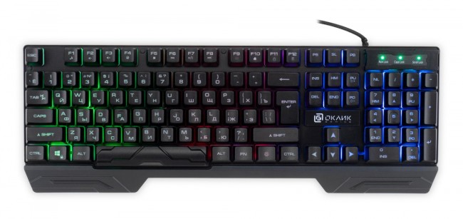 Клавиатура Oklick 709G черный USB for gamer LED (1788144) Oklick 1788144 Клавиатура Oklick 709G черный USB for gamer LED (1788144) Oklick 1788144