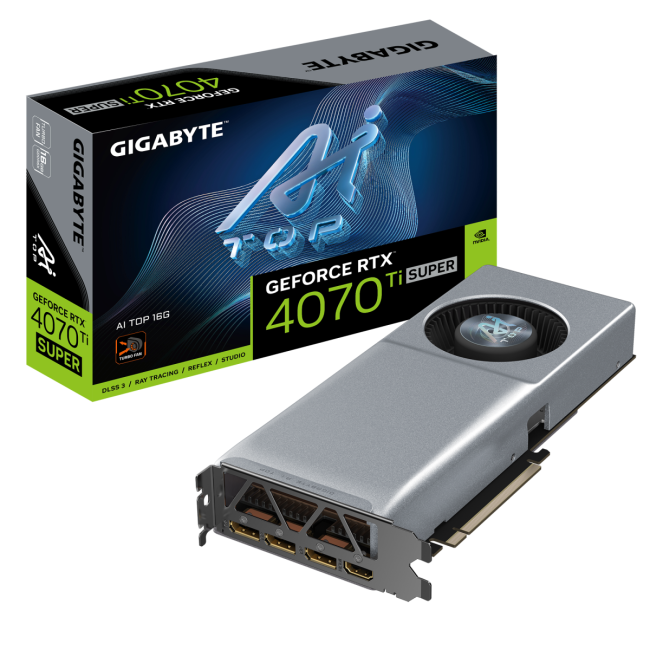 Видеокарта GIGABYTE GV-N407TSAI TOP-16GD Видеокарта GIGABYTE GV-N407TSAI TOP-16GD