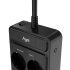 Сетевой фильтр AGNI плоский TP-FS6E-3m-black, 6 розеток Schuko, чёрный, кабель 3 метра, мощность нагрузки 4000 Вт, 16А, заземление, защита от короткого замыкания, сечение кабеля 3 х 1.5 кв.мм., размер 236х101х40 мм. AGNI TP-FS6E-3m-black Сетевой фильтр AGNI плоский TP-FS6E-3m-black, 6 розеток Schuko, чёрный, кабель 3 метра, мощность нагрузки 4000 Вт, 16А, заземление, защита от короткого замыкания, сечение кабеля 3 х 1.5 кв.мм., размер 236х101х40 мм. AGNI TP-FS6E-3m-black