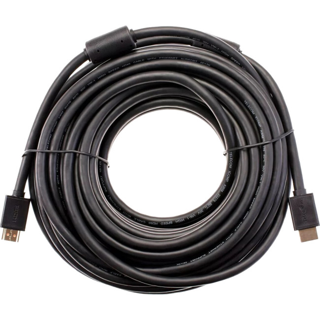 Кабель HDMI-19M --- HDMI-19M ver 2.0+3D/Ethernet ,15m, 2 фильтраTelecom <TCG215F-15M> VCOM TCG215F-15M Кабель HDMI-19M --- HDMI-19M ver 2.0+3D/Ethernet ,15m, 2 фильтраTelecom <TCG215F-15M> VCOM TCG215F-15M