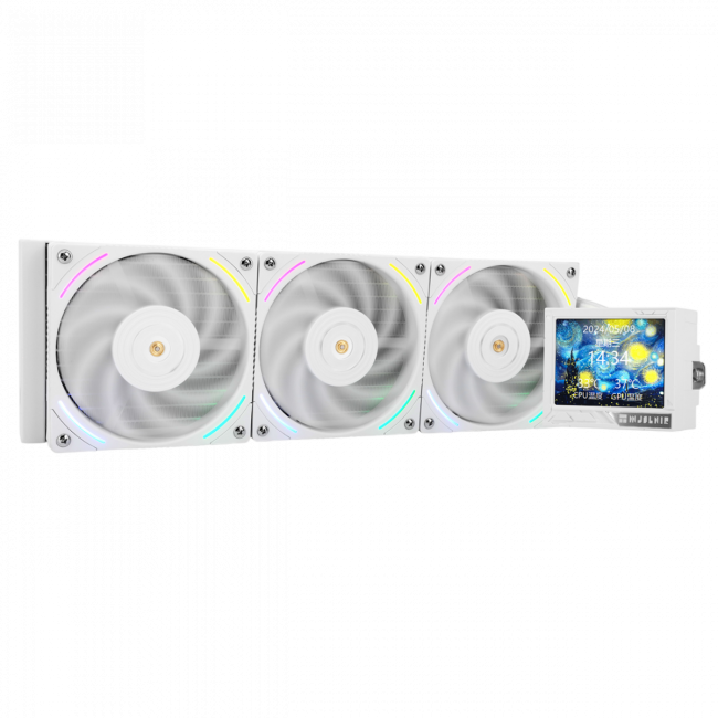 Водяное охлаждение для процессора Thermalright Mjolnir Vision 360 White Водяное охлаждение для процессора Thermalright Mjolnir Vision 360 White