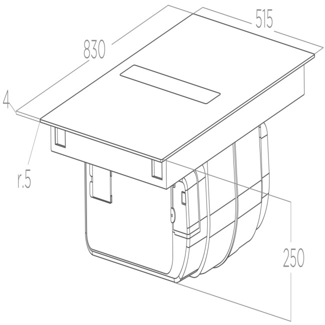 Варочная панель с вытяжкой ELICA ELICA NIKOLATESLA FIT XL RAW BR/A/83-PRF0202499 Варочная панель с вытяжкой ELICA ELICA NIKOLATESLA FIT XL RAW BR/A/83-PRF0202499