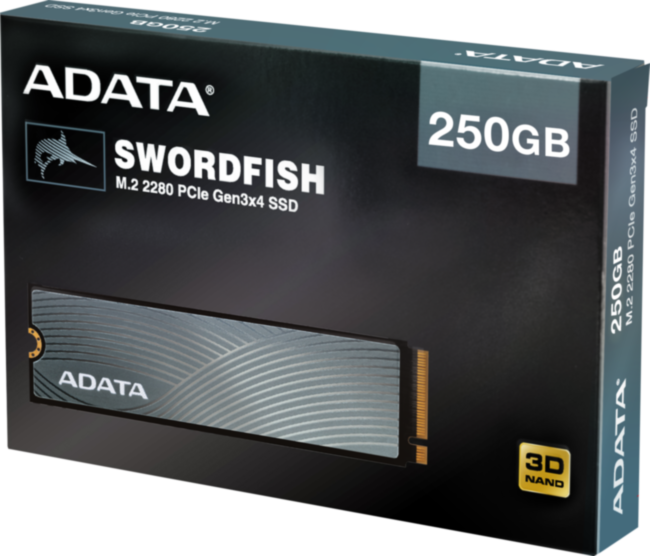 Твердотельный накопитель ADATA SWORDFISH ASWORDFISH-250G-C