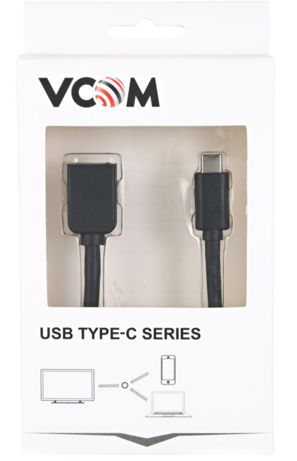 Кабель-адаптер USB 3.1 Type-Cm --> USB 3.0 Af , OTG 1,5A , 5,0Gbps , 0,2m VCOM <CU409> VCOM USB 2.0 Type-C (m) - USB 3.2 Type-AF 0.2м