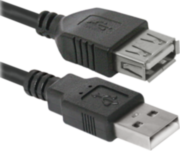 Defender USB кабель USB02-17 USB2.0 AM-AF, 5.0м Defender USB 2.0 Type-AM - USB 2.0 Type-AF 5м