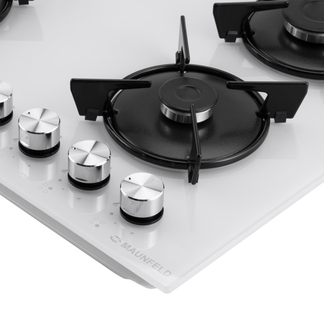 Газовая варочная панель MAUNFELD Maunfeld EGHG.64.13STS-EW Газовая варочная панель MAUNFELD Maunfeld EGHG.64.13STS-EW