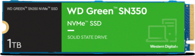 Твердотельный накопитель WD Green SN350 WDS100T3G0C Твердотельный накопитель WD Green SN350 WDS100T3G0C