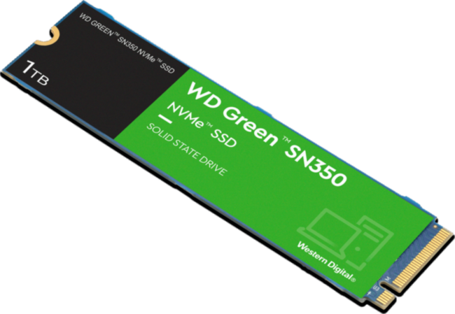 Твердотельный накопитель WD Green SN350 WDS100T3G0C Твердотельный накопитель WD Green SN350 WDS100T3G0C