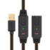 GCR Удлинитель активный 20.0m(10m+10M) USB 2.0 AM/AF GOLD с 2-мя усилителями сигнала Premium, 24/22 AWG, 44-050596 Greenconnect USB 2.0 Type-AM - USB 2.0 Type-AF 20м
