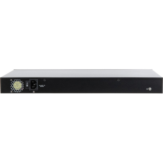 2xCombo 1000 Base-T/SFP 24x 10/100 Base-T（Hi-PoE/PoE+/PoE）IEEE802.3af/IEEE802.3at/Hi-PoE Мощность PoE  240Вт Размеры 440мм×300мм×44мм Dahua DH-PFS4226-24ET-240