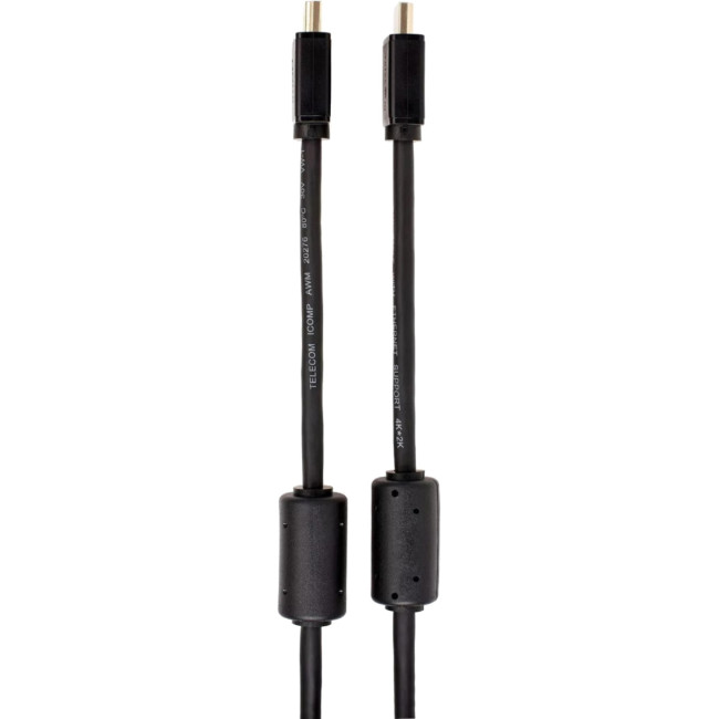 Кабель HDMI-19M --- HDMI-19M ver 2.0+3D/Ethernet ,2m, 2 фильтраTelecom <TCG215F-2M> VCOM TCG215F-2M Кабель HDMI-19M --- HDMI-19M ver 2.0+3D/Ethernet ,2m, 2 фильтраTelecom <TCG215F-2M> VCOM TCG215F-2M