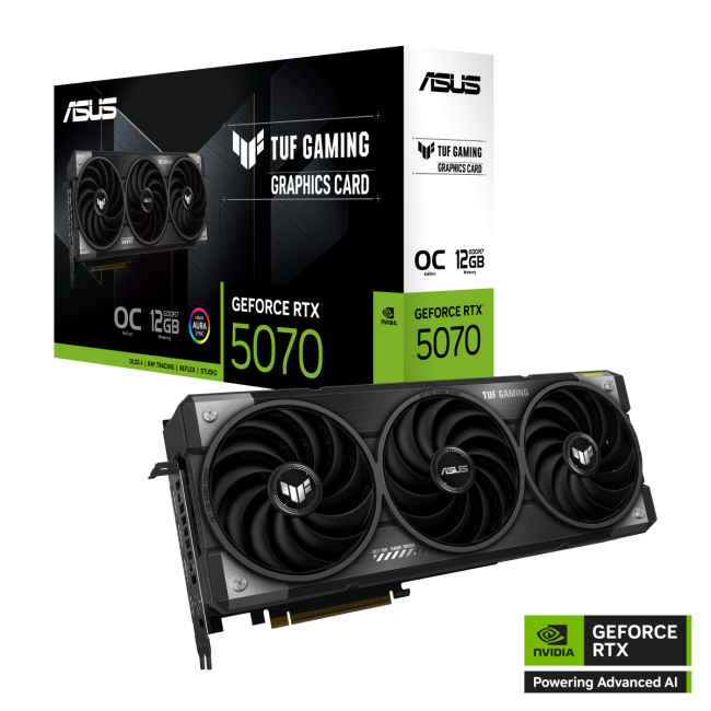 Видеокарта ASUS TUF-RTX5070-O12G-GAMING Видеокарта ASUS TUF-RTX5070-O12G-GAMING