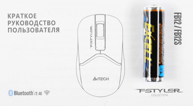 Мышь A4Tech FB12 BLACK Мышь A4Tech FB12 BLACK