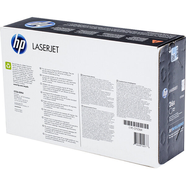Тонер-картридж HP 26X Black Original LaserJet Toner Cartridge (CF226X)