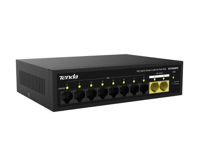 Коммутатор 10PORT Tenda S110GPC Коммутатор 10PORT Tenda S110GPC