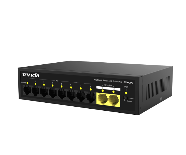 Коммутатор 10PORT Tenda S110GPC Коммутатор 10PORT Tenda S110GPC