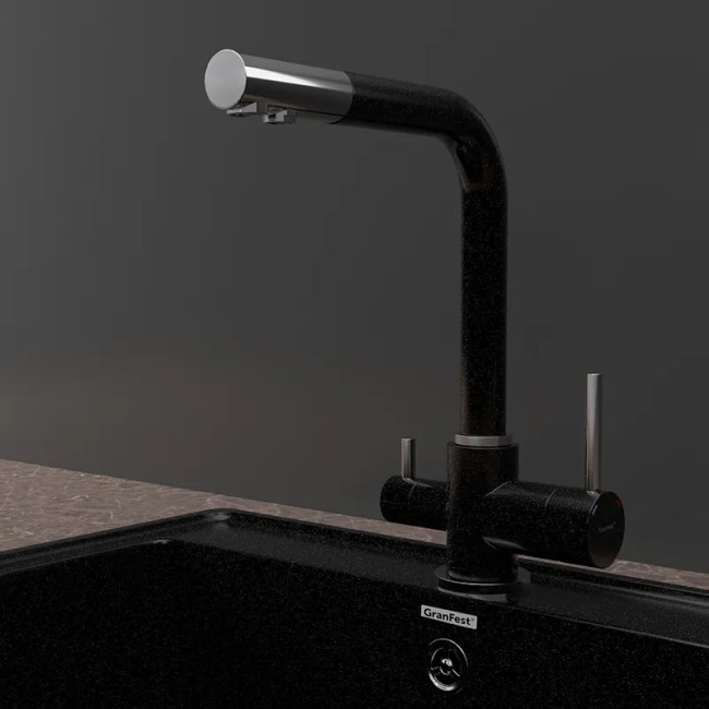 Смеситель GRANFEST GranFest 3611 black Смеситель GRANFEST GranFest 3611 black
