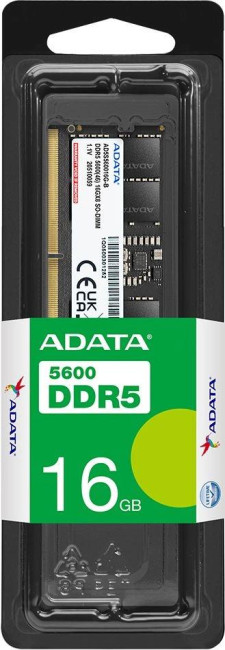 Память DDR5 16GB 5600MHz ADATA AD5S560016G-S Память DDR5 16GB 5600MHz ADATA AD5S560016G-S