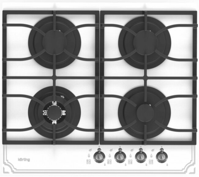 Встраиваемые газовые панели Korting Korting HGG 6911 CTRW
