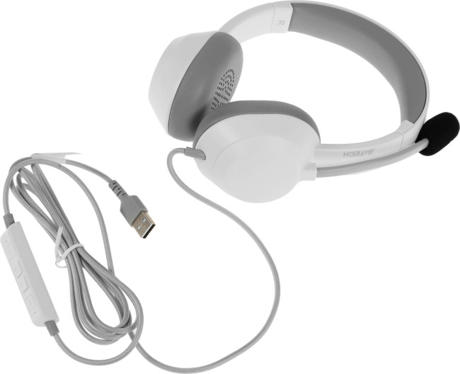 Наушники с микрофоном A4Tech FH150U WHITE Наушники с микрофоном A4Tech FH150U WHITE