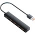Концентратор Vention USB 3.2 Gen 2 на 4 порта Черный - 0.15м. Vention CHOBB