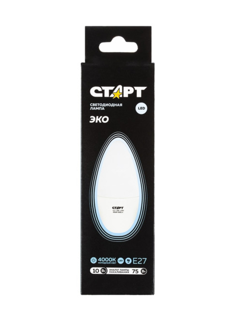 Лампа светодиодная СТАРТ свеча E27 10W 4000К Лампа светодиодная СТАРТ свеча E27 10W 4000К Лампа светодиодная СТАРТ свеча E27 10W 4000К Лампа светодиодная СТАРТ свеча E27 10W 4000К