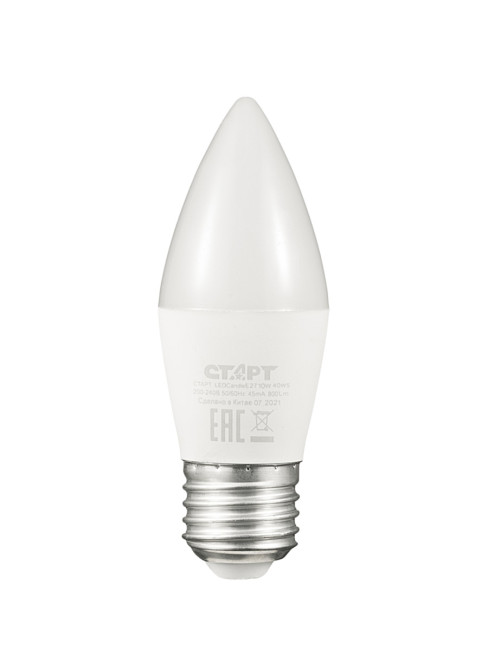 Лампа светодиодная СТАРТ свеча E27 10W 4000К Лампа светодиодная СТАРТ свеча E27 10W 4000К Лампа светодиодная СТАРТ свеча E27 10W 4000К Лампа светодиодная СТАРТ свеча E27 10W 4000К