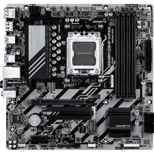 Материнская плата Gigabyte B840M D3HP WF6E Материнская плата Gigabyte B840M D3HP WF6E