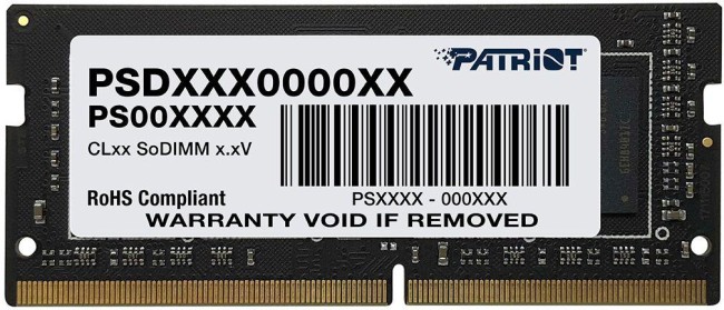 Память DDR4 8Gb 3200MHz Patriot PSD48G320081S