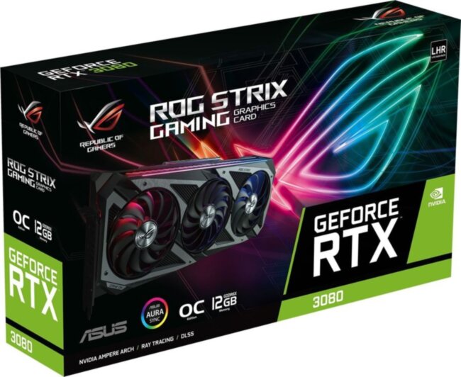 Видеокарта ASUS ROG-STRIX-RTX3080-O12G-GAMING Видеокарта ASUS ROG-STRIX-RTX3080-O12G-GAMING
