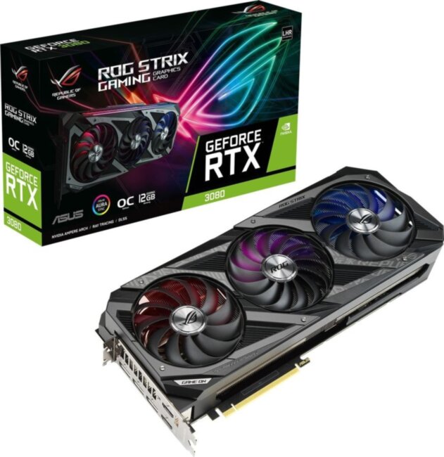Видеокарта ASUS ROG-STRIX-RTX3080-O12G-GAMING Видеокарта ASUS ROG-STRIX-RTX3080-O12G-GAMING