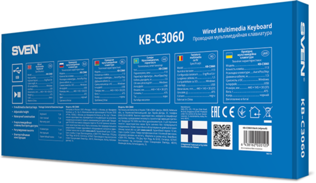 Клавиатура SVEN KB-C3060 (113 кл.) Sven KB-C3060