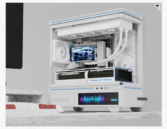 Водяное охлаждение для процессора Thermalright Wonder Vision 360 Turbo White Водяное охлаждение для процессора Thermalright Wonder Vision 360 Turbo White