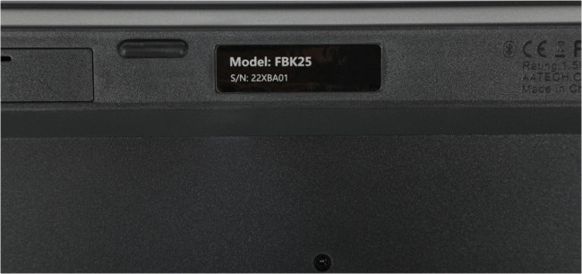 Клавиатура A4Tech FBK25 BLACK Клавиатура A4Tech FBK25 BLACK
