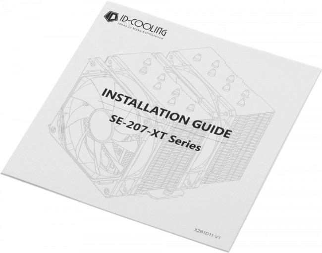 Устройство охлаждения(кулер) ID-COOLING SE-207-XT SLIM Устройство охлаждения(кулер) ID-COOLING SE-207-XT SLIM