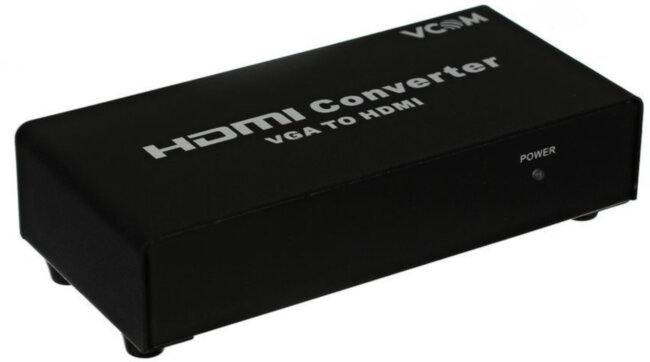Конвертер VGA+аудио => HDMI, VCOM <DD491> VCOM  VGA+аудио => HDMI