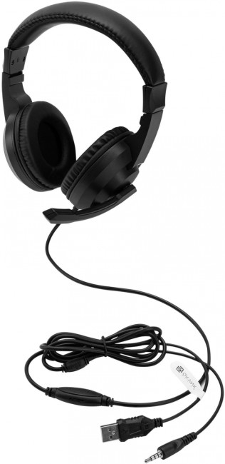Наушники с микрофоном Oklick HS-L315G черный 1.8м накладные USB оголовье (2007552) Oklick 2007552 Наушники с микрофоном Oklick HS-L315G черный 1.8м накладные USB оголовье (2007552) Oklick 2007552