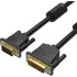 Кабель Vention DVI-I Dual link 24+5M/VGA 15M с ферритовым фильтром - 3м. Кабель Vention DVI-I(m)/VGA(m) - 3 м (EACBI)