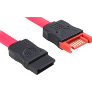 Кабель интерфейсный удлинитель SATA II 0.5 m GCR SATA II- SATA II, GC- ST103, до 3Gbps, 26 AWG, 7pin / 7pin, медь, пакет Greenconnect GC-ST103